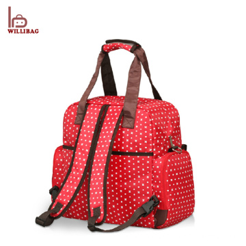 Popular Polyester Mummy Baby Bag Backpack Diaper Bag